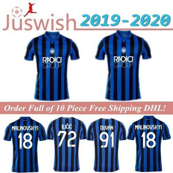 

19 20 atalanta bc soccer jerseys duvan 2019 2020 atalanta ilicic supporter jersey de roon football shirt .muriel gomez jersey mayorista, Black;yellow