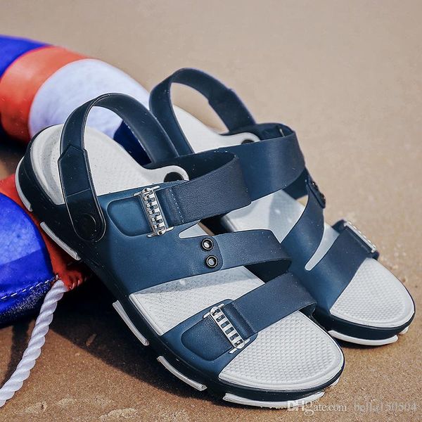 

luxury slippers designer flip flops for g men's causal men leisure sandals summer outdoor beach sandals, Black