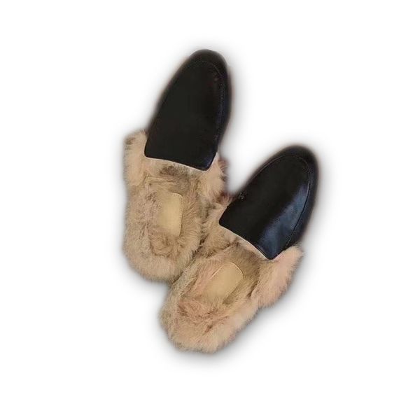 

new booties luxury designer women ankle boot luxury bottillons shoes black plush shoes genuine leather flat bottom ing