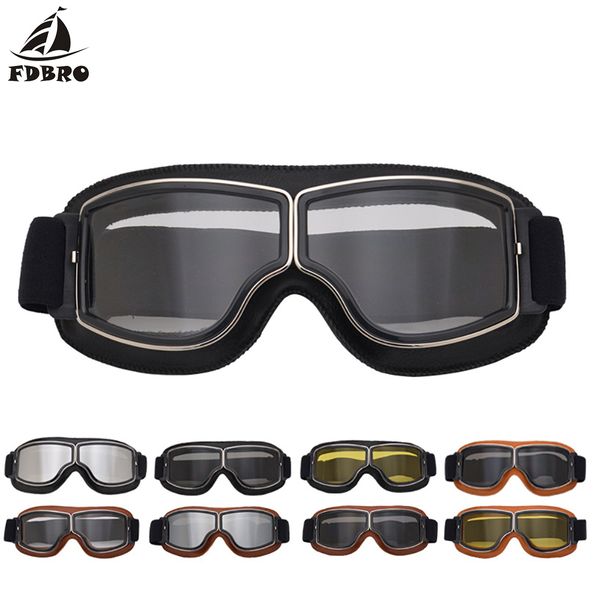 

fdbro windshield snowboard goggles goggles pilot motorbike scooter biker glasses helmet foldable for ski
