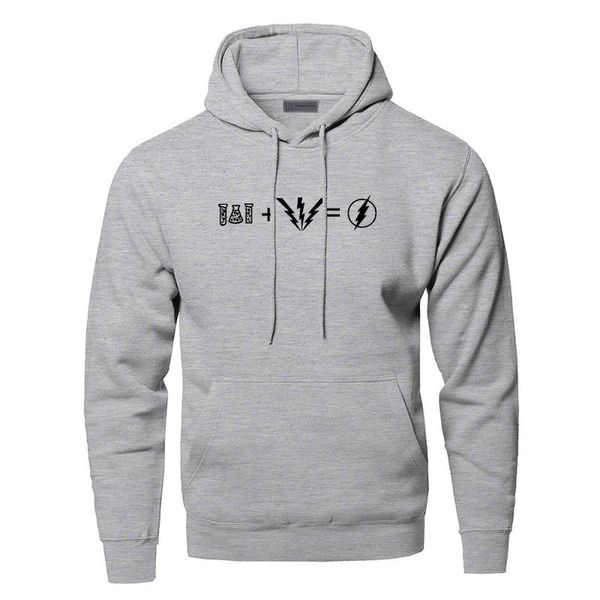 

the big bang theory hoodies men chemistry sheldon same style hooded sweatshirts funny the flash hoodie joggers streetwear, Black