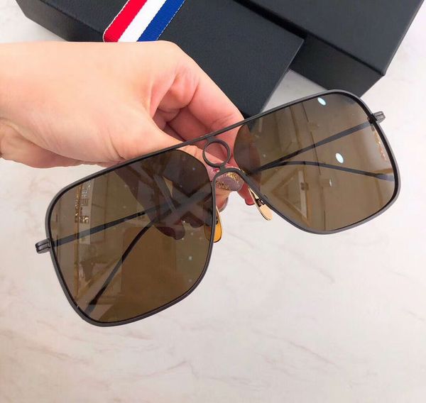 

cool rectangle sunglasses brown lens 114 sun glasses men designer sun glasses shades lunettes de soleil new with box, White;black