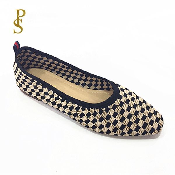 

flats for women knit flats for comfortable women's shoes casual shoes, Black