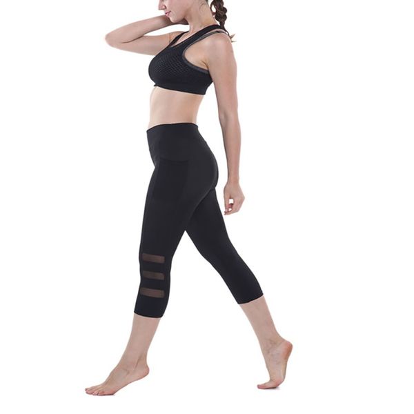 

yoga pants leggings sport women fitness gym leggings fitness mesh pants athletic women sports yoga workout, White;red