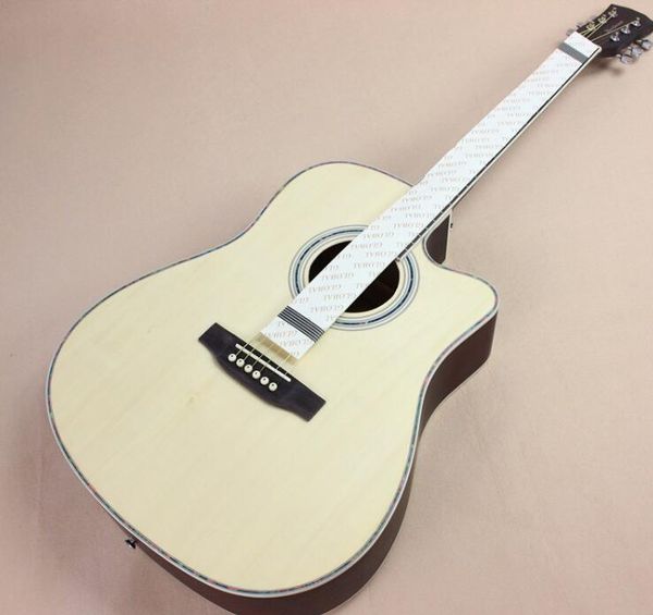 

красивая 41-дюймовая акустическая гитара липа цвет дерева гитара начинающих практика фортепиано завод прямой оптовой продажи