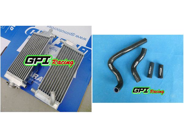 

aluminum radiator + hose for cr250r cr 250r cr250 92-96 93 94 95 1996 1995 black hose