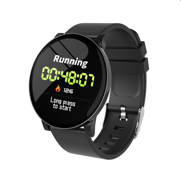 

smart waterproof heart smartwatch blood tracker pressure fitness oxygen men running sports bracelet watch w8 monitor rate bkhsa, Slivery;brown