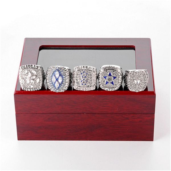 

Europe and the united tate popular alloy champion ring micro encru ted football commemorative ring dalla denim ring et