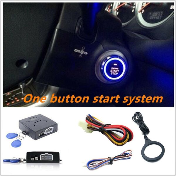 

auto car alarm start sengine starline push button rfid lock ignition switch keyless entry system starter anti-theft system