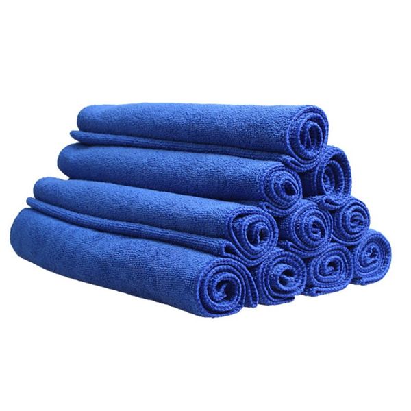 

3pcs blue absorbent wash cloth car auto care microfiber cleaning towels car-styling automobiles motocycle car accessories