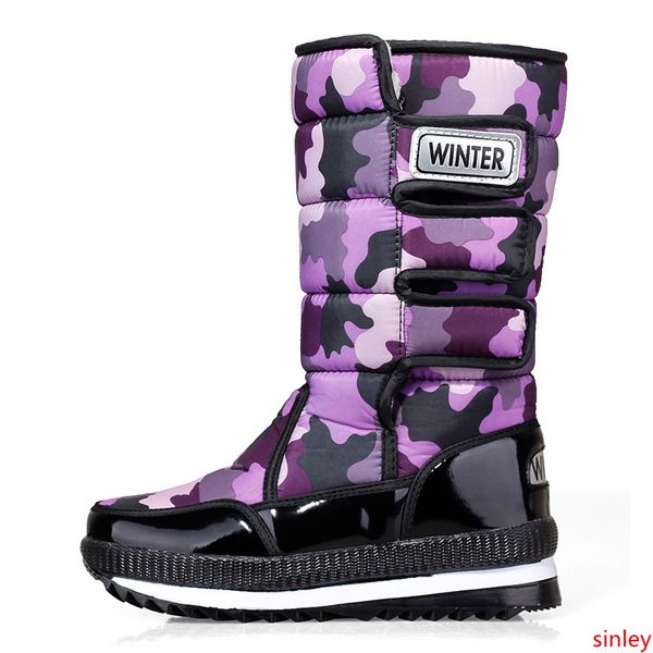 

luxury designer women boots over the knee thigh high snow winter boots waterproof platform booties drop size 36-40