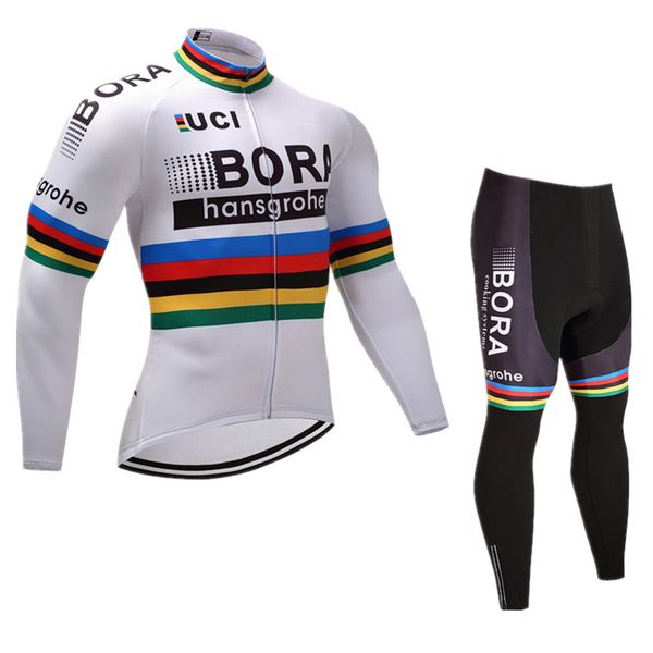 

winter thermal fleece roupa de ciclismo men long sleeve bicycle cycling jersey sets 9d gel breathable pad cycling clothing 2020, Black;blue
