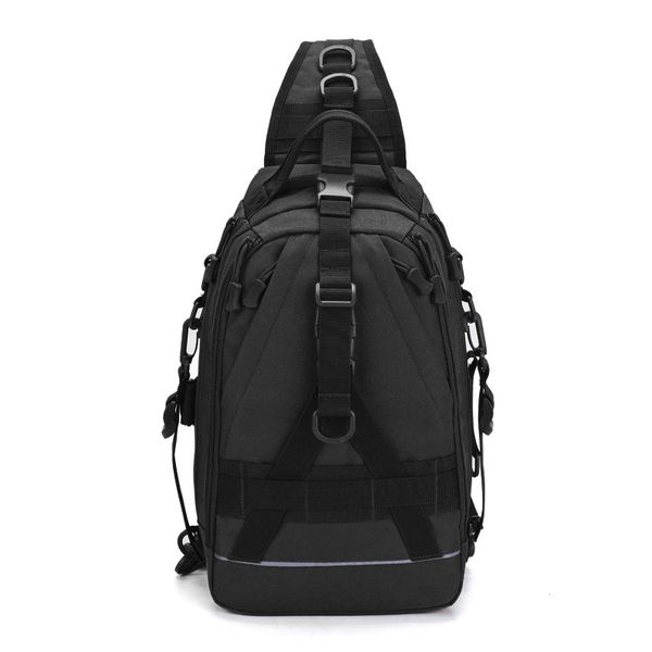 

men's chest bag backpack shoulder sling fishing bag travel camping backpack