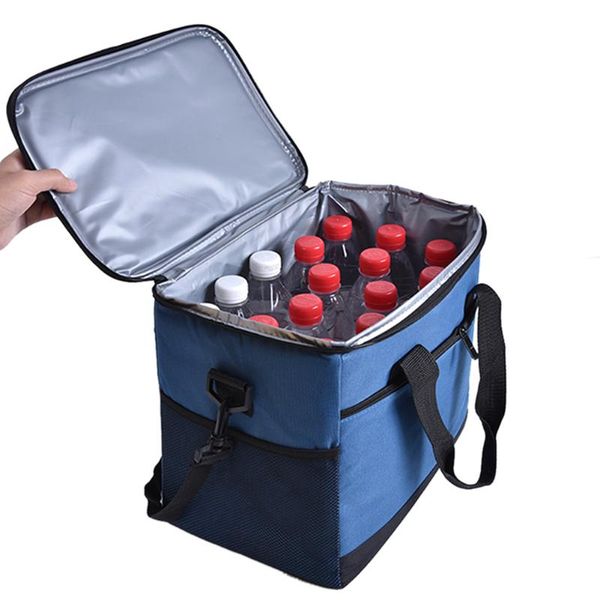 

camping large capacity storage bag outdoor waterproof oxford activities and cold insulated bbq with strap lunch bag