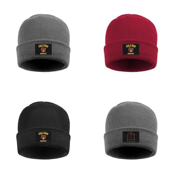 

fashion kanye west the college dropout 3 winter ski beanie hats street dancing kanye west the life of pablo tour 5 red my beautiful dark, Blue;gray
