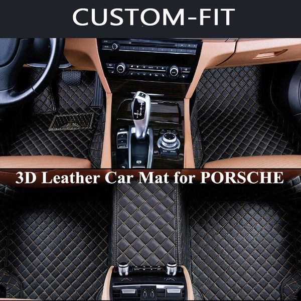 

пользовательские автомобилей коврики для porsche 911 718 carrera panamera boster macan panamera cayman cayenne ковер alfombra coche tapis vo