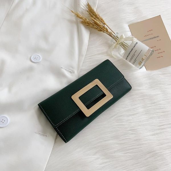 

lxury women handbags with buckle solid color wallet envelope bag minimalist style clutch bag casual outdoor clutch