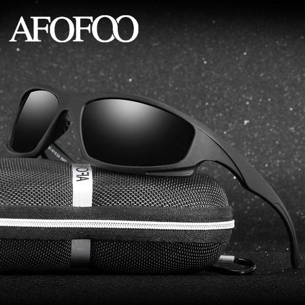 

afofoo brand polarized sunglasses men driving sun glasses goggle night vision glasses uv400 eyewear oculos de sol