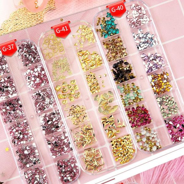 

jewelry all kinds nail art alloy rhinestones for nail art decoration gem flat back stone diy crystal charms nail diamond, Silver;gold