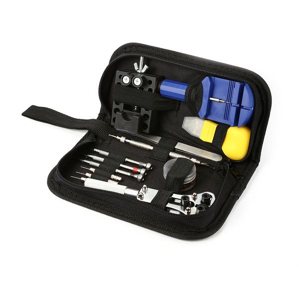 

13pcs watch clock repair opener link pin remover spring bar portable watchmaker tools