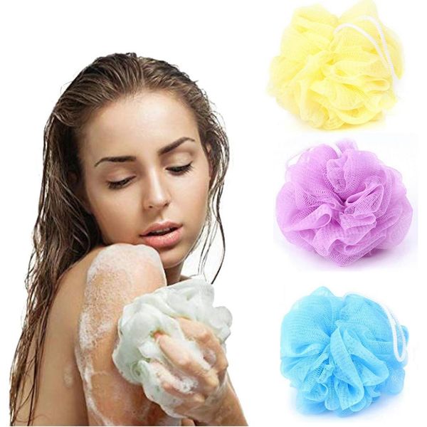 

mesh bath shower sponge home bathroom round take shower tools soft exfoliating fashion healthy l body cleaning accessories