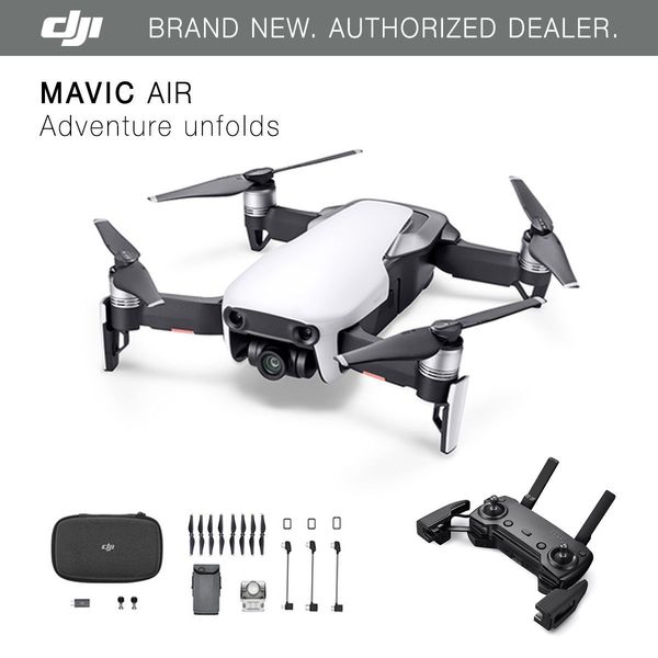 

Dji mavic air arctic white drone 4k camera 32mp phere panorama