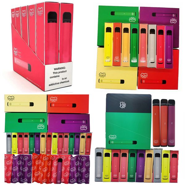 

Высокое качество 800 + Puff Plus одноразовое устройство Pod Puff Plus Bar Starter Kit модернизированная батарея 550mAh 3.2 мл Vape картридж
