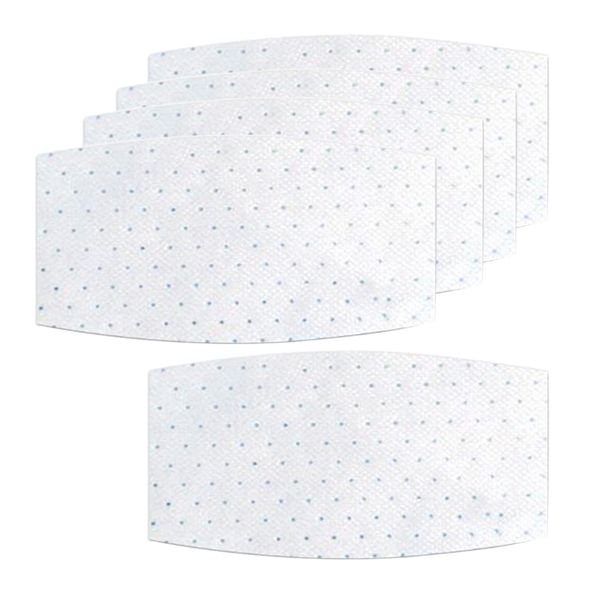 

three layers disposable isolation protection mask pads replacement rectangle 5pcs