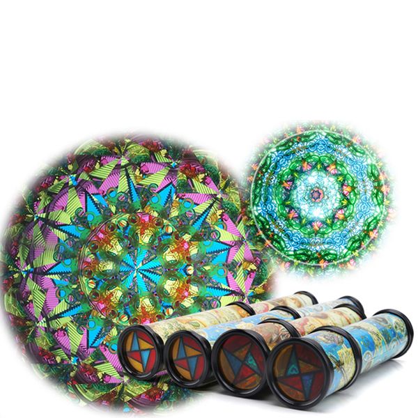 

30cm rotation children kaleidoscope baby kids toddler educational science developmental toy gift childhood autism toys p20 body shapewear