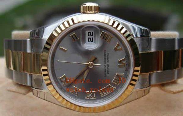 

ladies datejust 179173 silver roman dial asia 2813 automatic sport watches, Slivery;brown