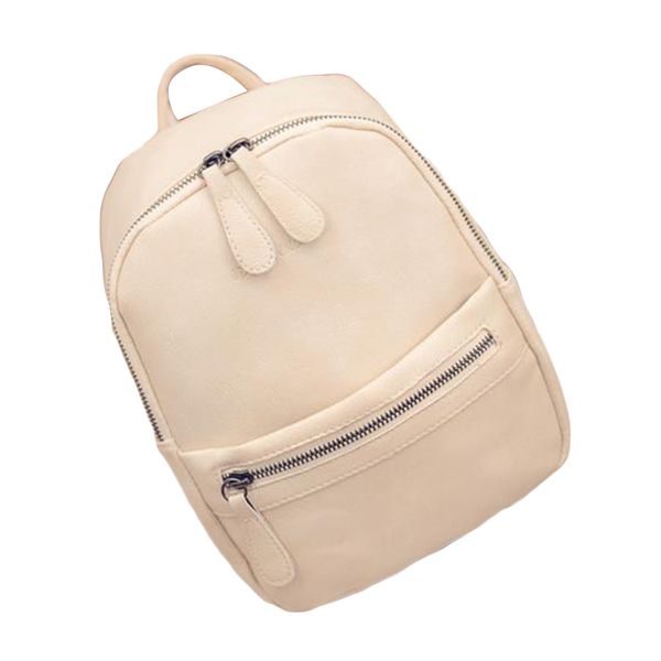 

fashion women soft faux leather preppy style students school bag travel satchel
