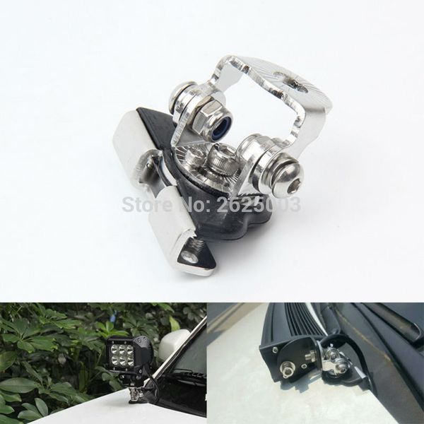 

universal mounting brackets for car auto offroad excavator truck sedan saloon off road hood engine cover bonnet stainless steel