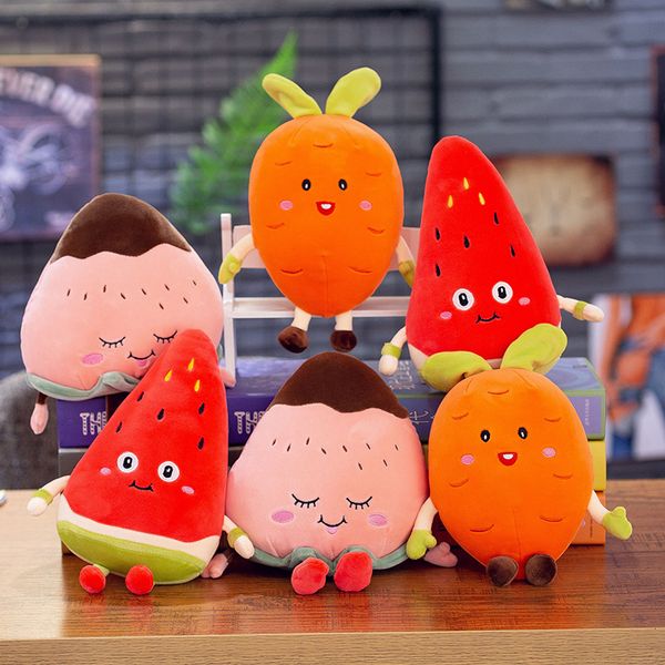 

plush doll fruit plush toys design stuffed doll toys watermelon carrot strawberry plush doll gifts for kids toys