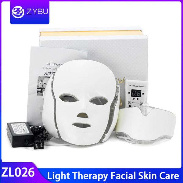 

pdt light therapy led skin rejuvenation microcurrent led mask for face and neck skin care salon spa beauty device