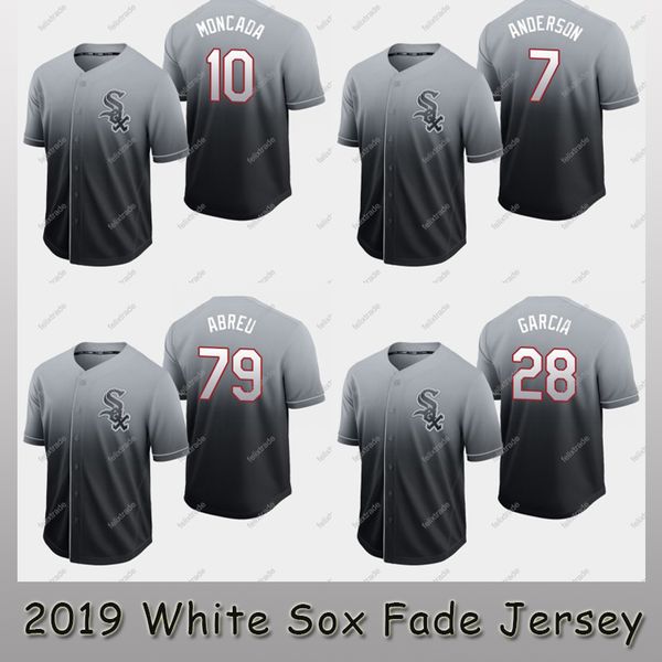 

Mens Chicago Fade Jersey White Sox Yoan Moncada Tim Anderson Leury Garcia Jose Abreu Eloy Jimenez Jose Abreu Leury Garcia Jerseys