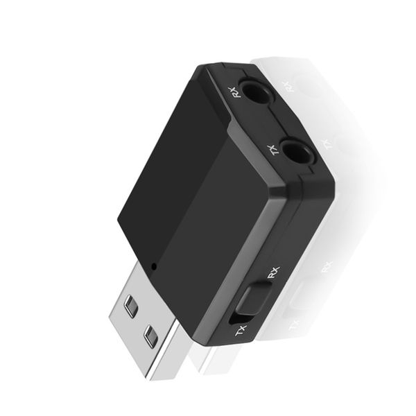

bluetooth 5.0 transmitter and receiver car kit stereo usb dongle 3.5mm aux 3 in 1 wireless for tv pc earbus mp3 player radio