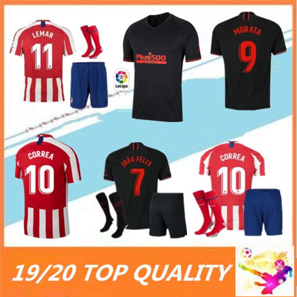 

19 20 JOÃO FÉLIX Atletico de Madrid Soccer Jerseys 2019 2020 LLORENTE camiseta de fútbol maillot de football shirt kits