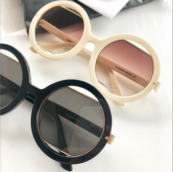 

new fashion women sunglasses 40954 men sunglasses simple and generous men sun glasses outdoor uv400 protection eyewear with case, White;black