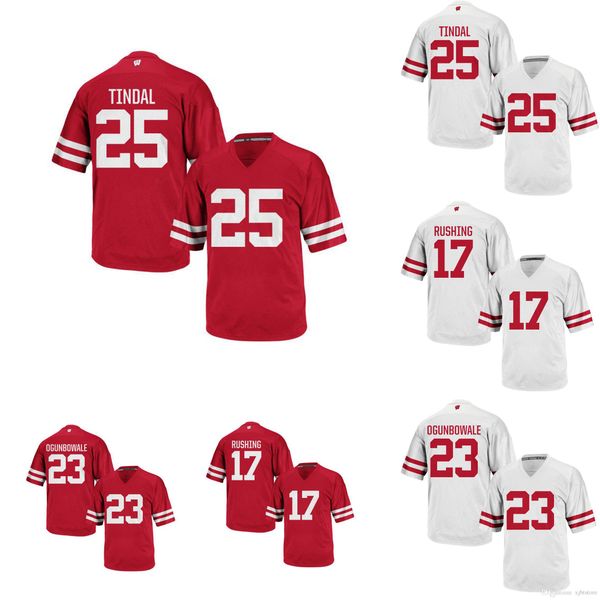 

david moorman stitched men's wisconsin badgers emmet perry faion hicks dean engram gabe lloyd david pfaff college jersey red white, Black