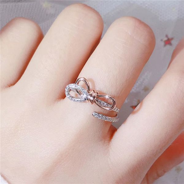 

New Butterfly Ring of 2019 Simple Fashion Japanese and Korean Internet Stars with Adjustable Open Ring Handwear