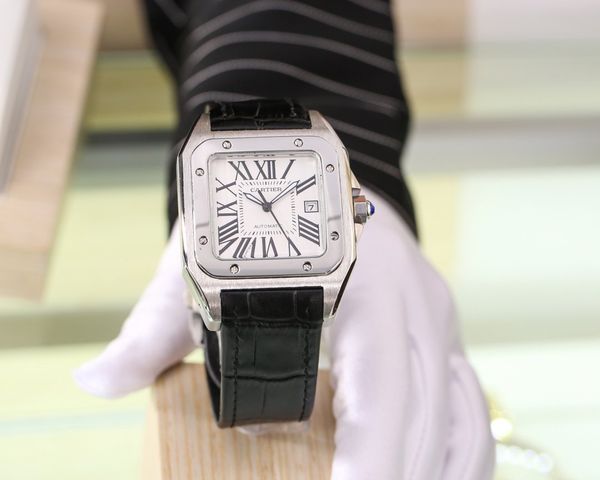 

mens watch mens mechanical automatic watch fashion casual wristwatches 2019 new modell luxury wristwatch sports business watch w1124002, Slivery;brown
