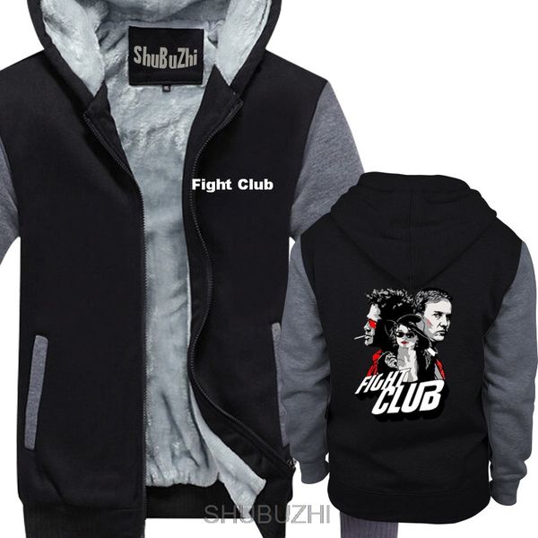 

new arrivals new special offer as a man of winter warm hoodie fight club warm coat euro size sbz4084, Black