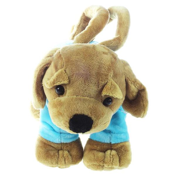

3D Dog Bags Kid Toys Handbag Blue dog 25*10cm