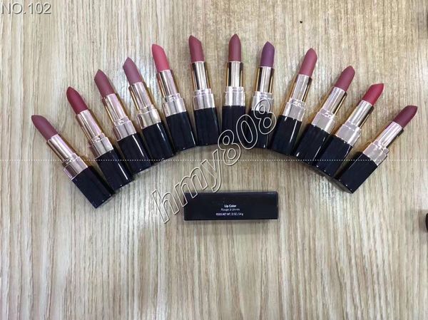 

Factory direct dhl makeup rich lipcolor lip tick matte long la ting lip tick waterproof nutritiou lip tick 12 different colo