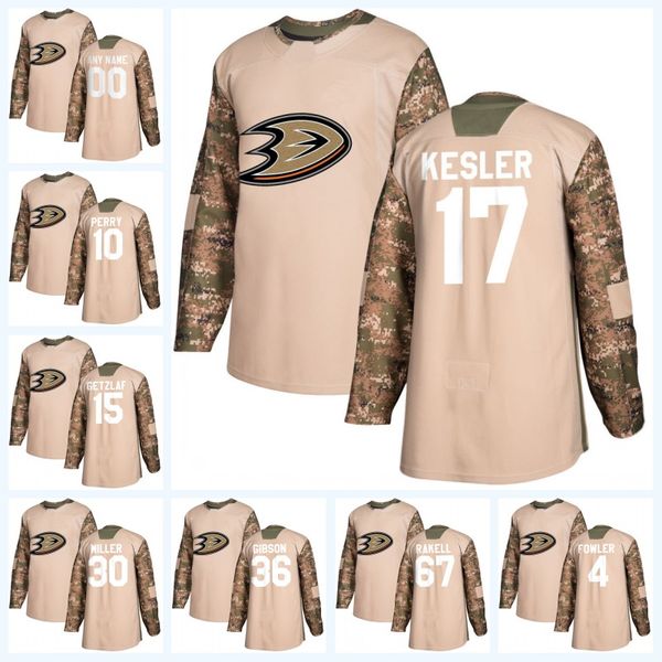 

Youth Ryan Getzlaf Anaheim Ducks Camo Veterans Day 17 Ryan Kesler 10 Corey Perry 36 John Gibson 67 Rickard Rakell Silfverberg Hockey Jersey