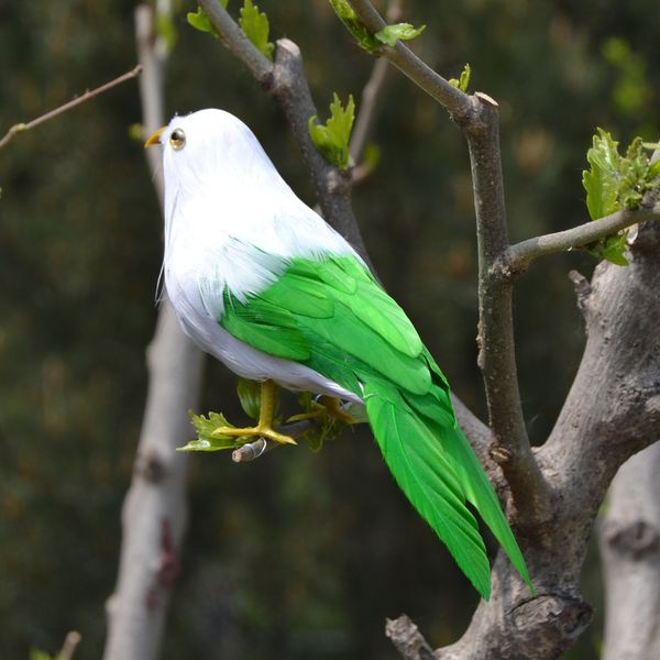 

artificial mini feathered bird ornaments simulation bird figurine festival holiday wedding party crafts