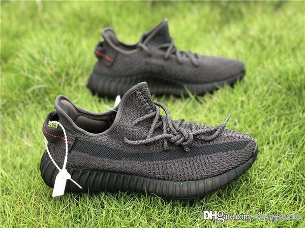 

real black 3m reflective kanye west designer mens womens running shoes yeezreel yecheil citrin cloud white glow trainers sports sneaker