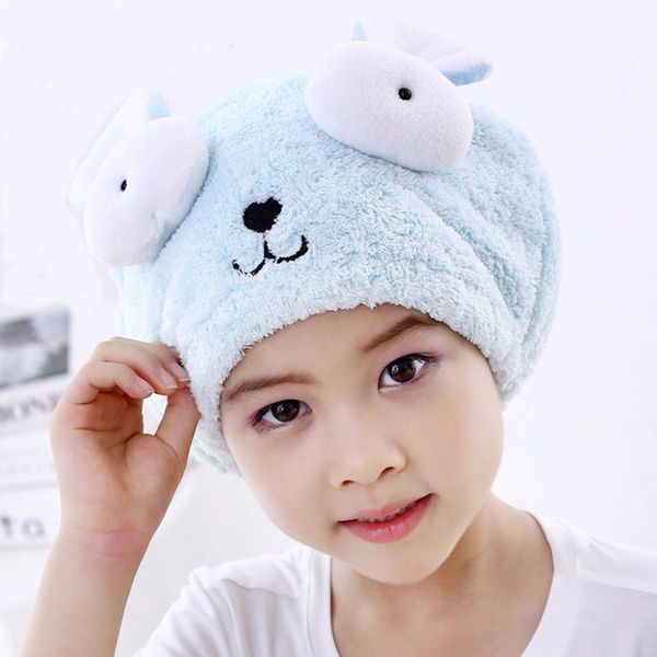 

pretty bath towel for hair shower hat strong shower cap absorption long velvet drying ultra soft for children dry hair towel