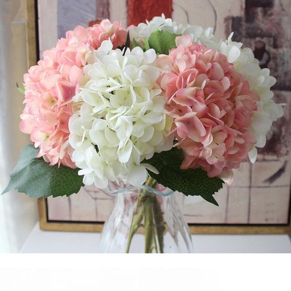 

15 цветов искусственные цветы гортензия букет для украшения дома цветочные композиции свадебные украшения партии поставки cca-11677 20 шт