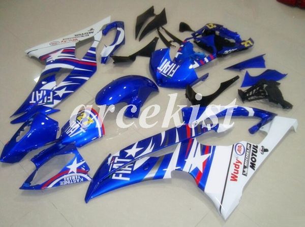 

4 gifts new abs full fairings kit fit for yamaha yzf-r6 2008 2009 2010 2011 2012 2013 2014 2015 2016 bodywork set blue gloss